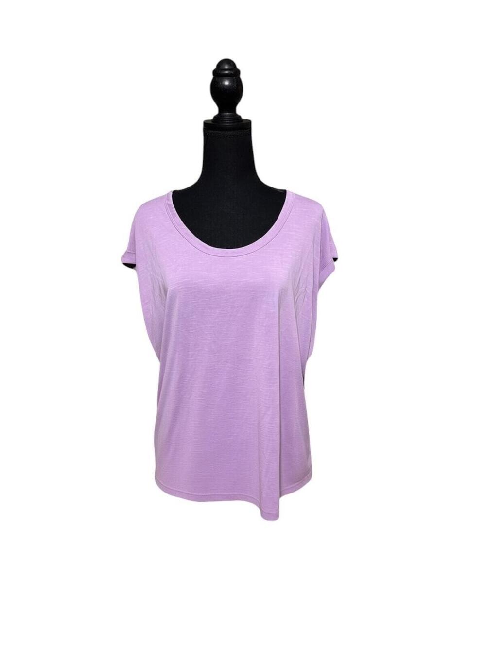 Freely Ruched Side Detail Purple XL Top